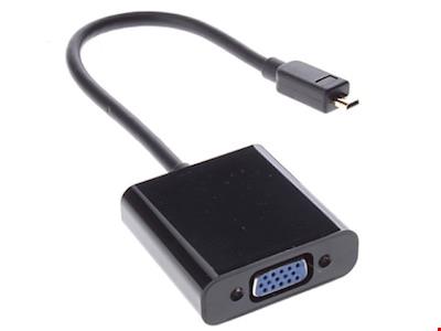 کابل تبدیل میکرو Hdmi به Vga تبدیل Micro Hdmi به Vga معمولی Bafo