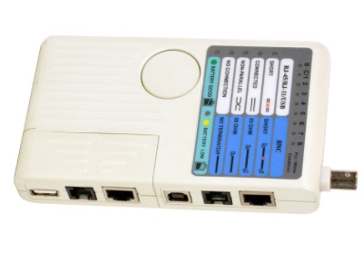 تستر شبکه طرح فول تستر Bnc کابل دورببین مدار بسته تستر شبکه همه کاره Usb Rj45 Rj 11 و کواکسیال Digitiran
