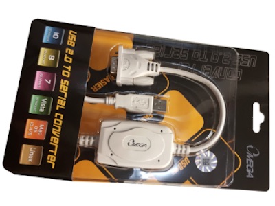 کابل مبدل Usb به سریال امگا تبدیل یو اس بی به سریال Usb به Rs232 Omega