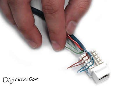 کیستون شبکه Cat6 دییت ایران