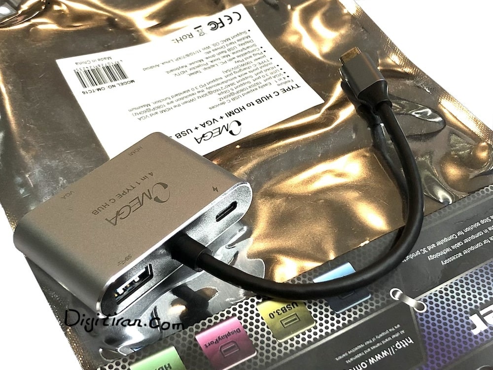هاب TYPE C to HDMI | هاب TYPE C to VGA 