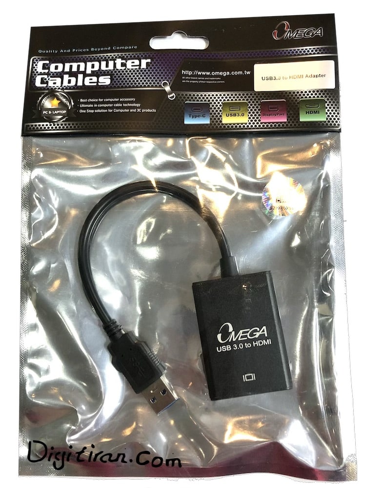  قیمت تبدیل USB 3.0 به HDMI  امگا