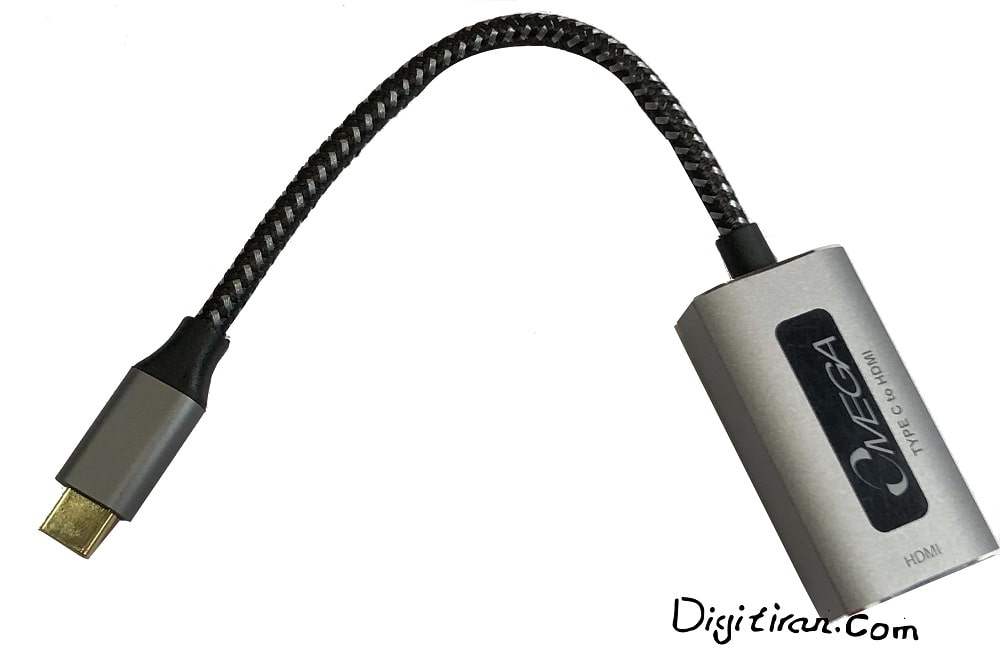 مبدل USB-C به HDMI امگا مدل OM-CA07E            مبدل تایپ سی به اچ دی ام ای           تبدیل تایپ سی به اچ دی ام ای امگا             مبدل TYPE-C TO HDMI OMEGA            تبدیل تایپ سی  به اچ دی ام ای 30 هرتز امگا 