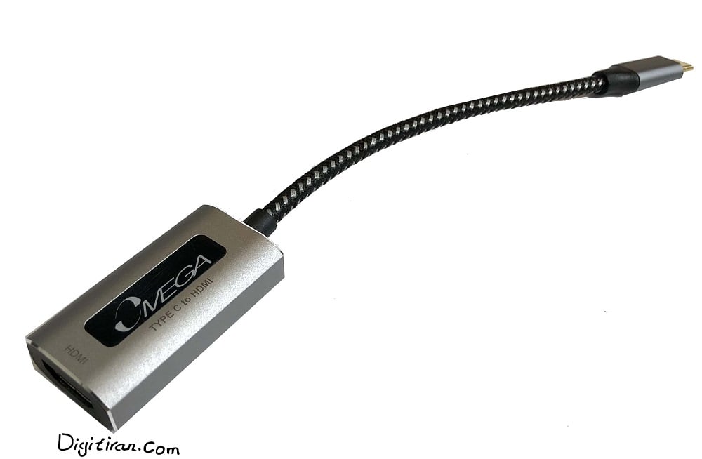 مبدل Type-C به HDMI امگا مدل Omega USB-C To HDMI Adapter OM-CA07E