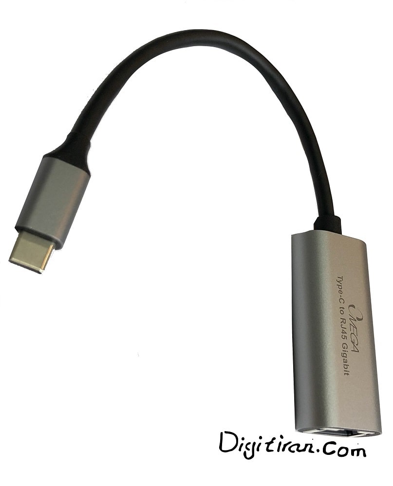 مبدل TYPE-C به RJ45 امگا