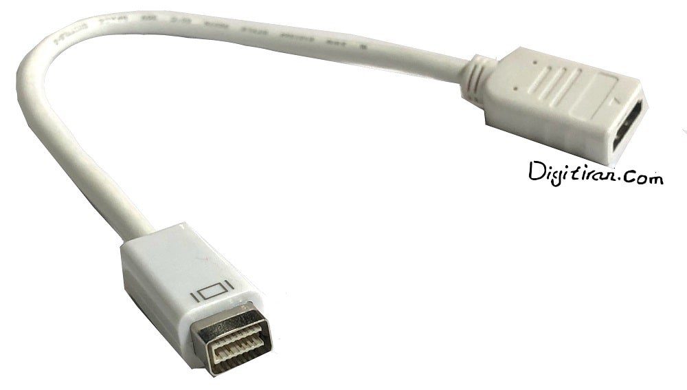 قیمت  mini DVI to HDMI  Adapter Omega | مبدل مینی دی وی ای به اچ دی ام ای