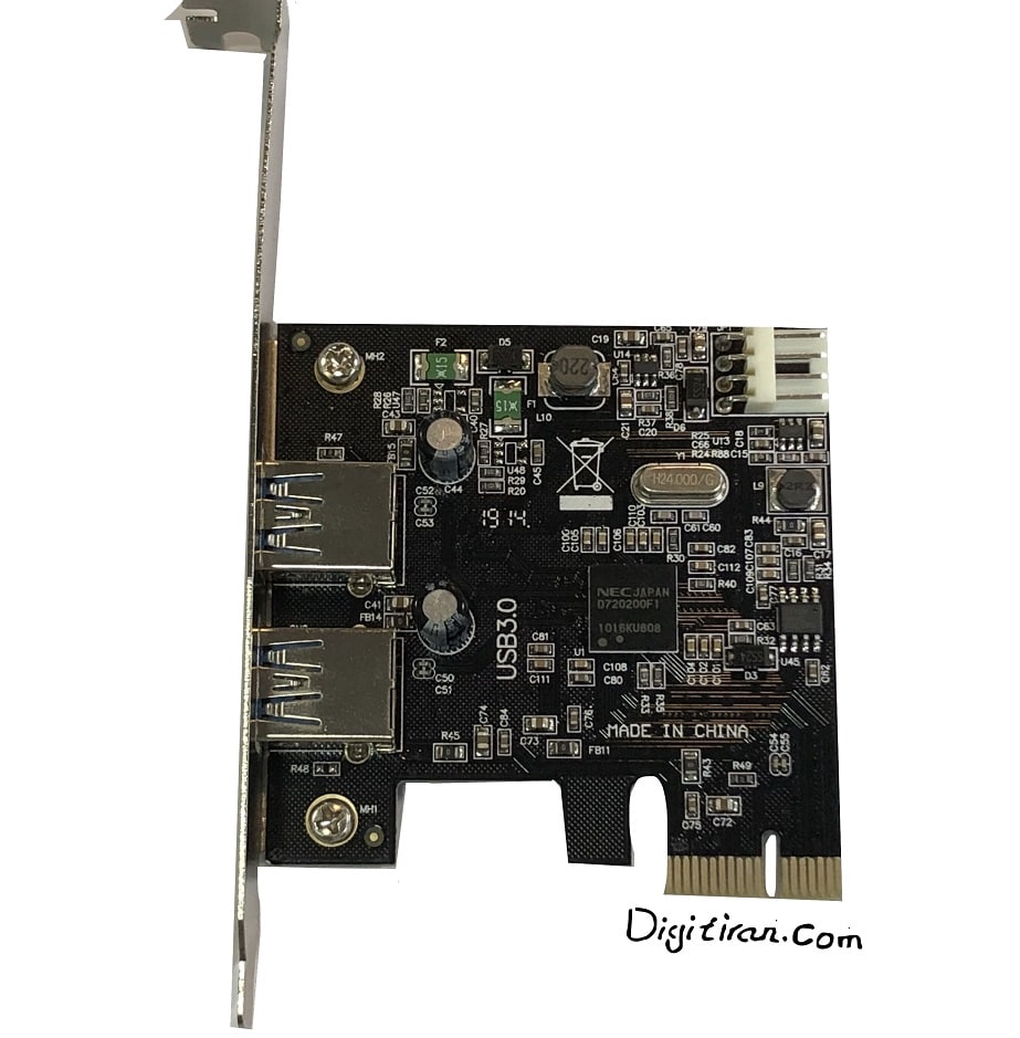  کارت PCI Express USB 3.0 چیپست NEC ژاپن