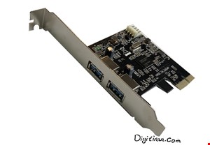 کارت PCI-e USB 3.0 دو پورت NEC مدل  PCIe USB3.0 2port  