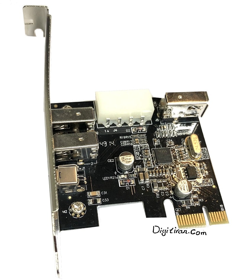  کارت پی سی آی اکسپرس 1394 چیپست VIA برند امگا          کارت  PCI Express Fire Wire Card Chip Via OMEGA        قیمت کارت pci-e to 1394 2+1 port via          کارت PCI کپچر 1394 فایروایر چیپ (VIA)     کارت 1394 PCI EXPRESS امگا