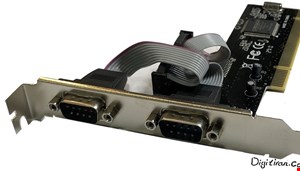  کارت  کام با دو خروجی ا کارت پی سی ای کام rs232 امگا | کارت سریال rs232 اسلات PCI دو پورت