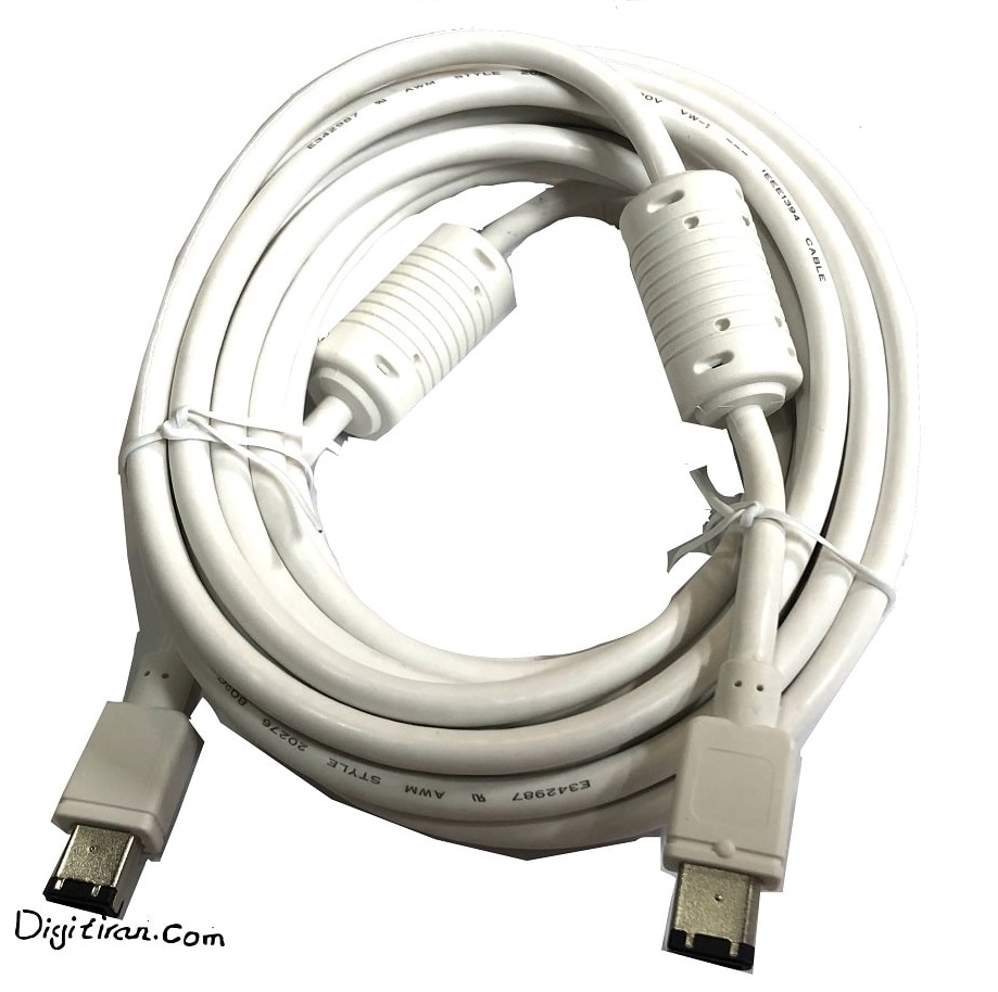 کابل افزایش طول ieee 1394B 6M-6M امگا