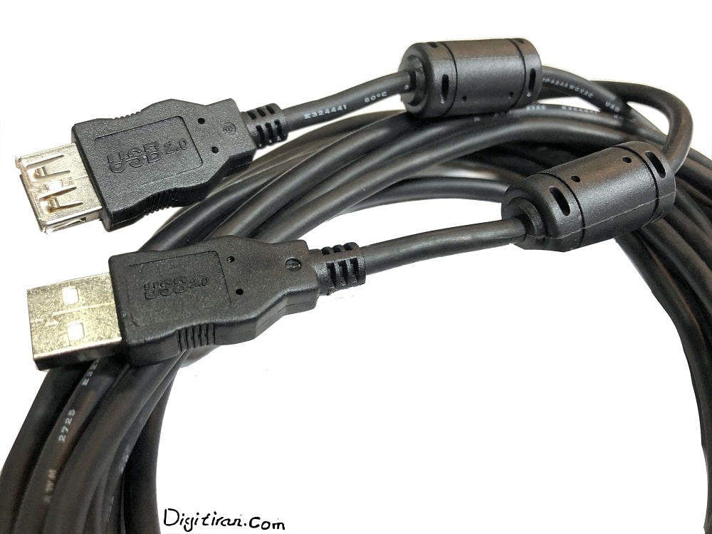 قیمت کابل افزایش طول 5 متر امگا | کابل افزایش طول USB