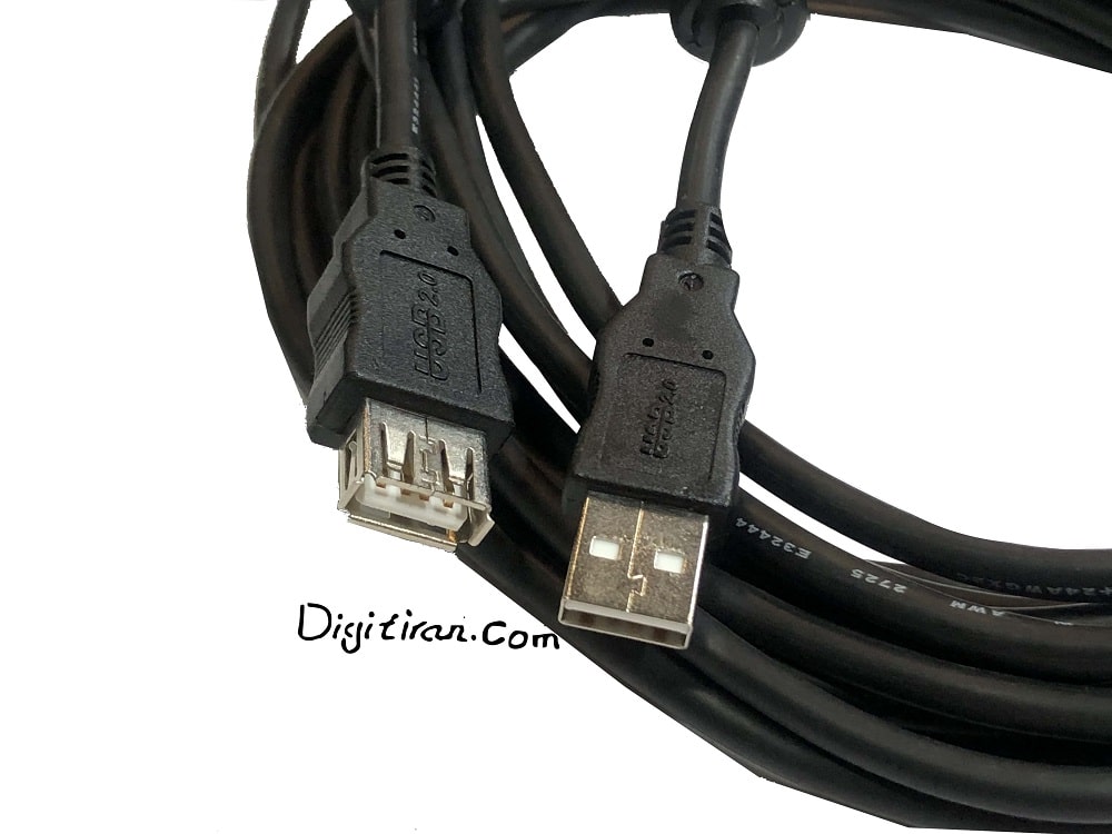 کابل یو اس بی USB مدل AM-AF طول 5 متری