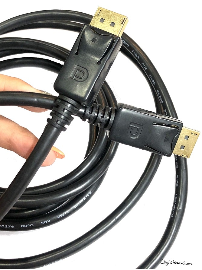 کابل  displayport 4k  omega | کابل دیسپلی پورت امگا