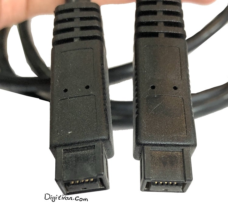 کابل رابط فایروایر 9 پین به 9 پین مدل IEEE1394 طول 1.8 متر | کابل 1394 به usb