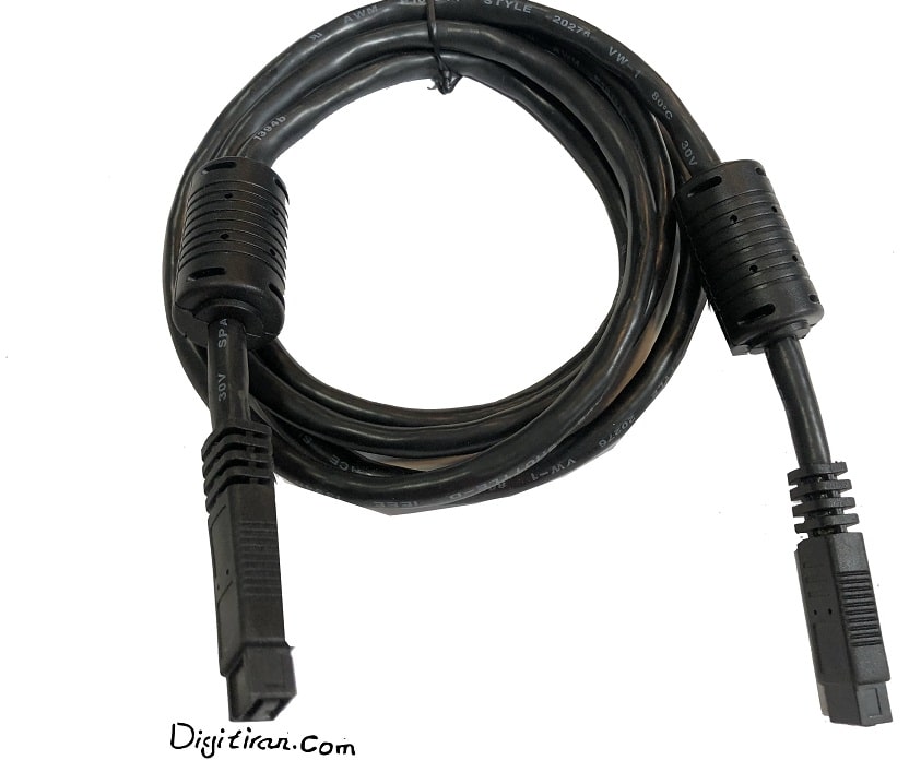  کابل Firewire 800 1394  9PIN - 9PIN OMEGA