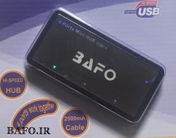  هاب ۴ پورت USB بافو 302               هاب چهارپورت بافو                  HUB 4PORT 302                     هاب 4پورت بافو                               هاب چهاربافو                      هاب چهارپورت               
