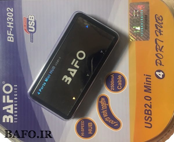   هاب ۴ پورت USB بافو 302 جهت اتصال دستگاه های بیشتر به کامپیوترهایی که تعداد محدودی پورت usb دارند استفاده می‌شود                          هاب چهارپورت بافو                           هاب4پورت بافو         هاب چهارپورت بافو                 قیمت هاب چهارپورت               HUB 4PORT 302