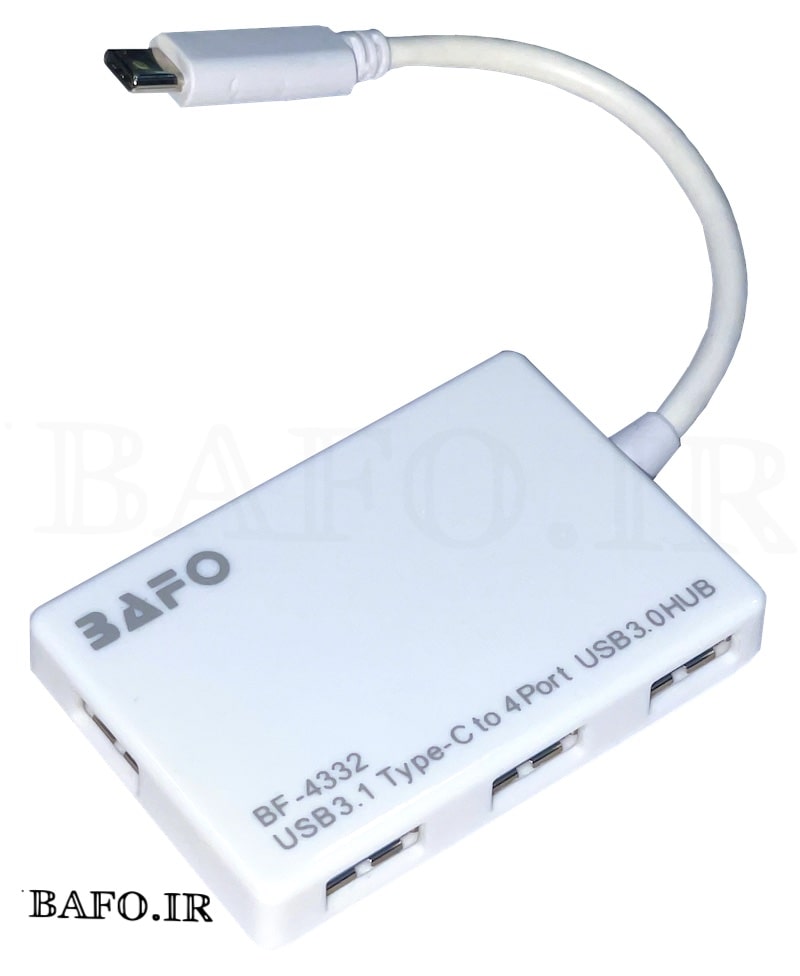  HUB 4PORT USB 3 BAFO               قیمت هاب 4 پورت بافو                      HUB 4PORT BAFO                 بهترین هاب بازار ایران           نمایندگی بافو              محصولات بافو       type-c to 4port usb3   هاب تایپ سی   