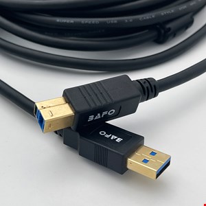 کابل  پرینتر USB3.0 بافو به طول 5 متر | کابل  USB 3.0 AM/BM 5M BAFO