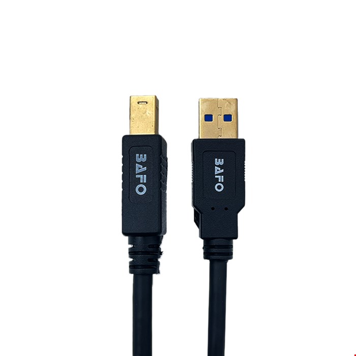 کابل  پرینتر USB3.0 بافو به طول 3 متر | کابل  USB 3.0 AM/BM 3M BAFO