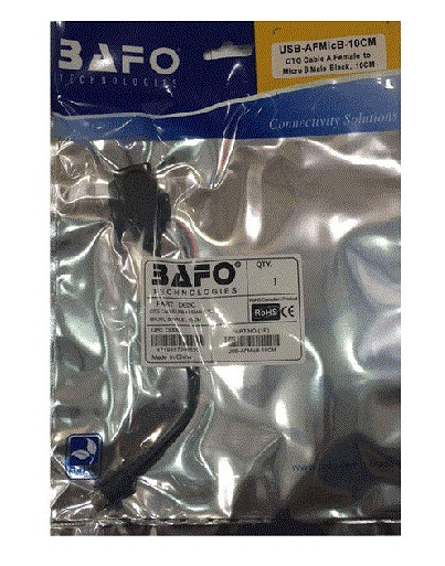  کابل BAFO USB2.0 AF To Micro OTG cable 0.1m                   کابل USB TO MICRO بافو             کابل یو اس بی به میکرو بافو                    بهترین کابل USB  به MICRO          کابل یو اس بی دو به میکرو               کابل بافو       محصولات بافو                   قیمت کابل USB  به MICRO بافو 