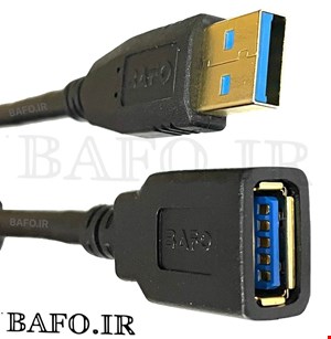 کابل سه متری افزایش طول usb 3.0 بافو | کابل  افزایش طول (لینک ) USB 3.0 3m Bafo | کابل لینک یو اس بی بافو
