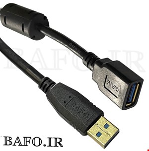 کابل پنج متری افزایش طول usb 3.0 بافو |  کابل USB 3.0 AM/AF 5m Bafo | کابل نری به مادگی USB 3.0 بافو