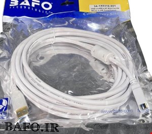 کابل یک متری افزایش طول usb 3.0 بافو | کابل نری به مادگی  1M BAFO USB3 | کابل USB 3.0 AM/AF BAFO