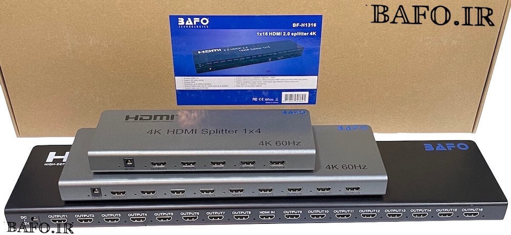  قیمت اسپلیتر HDMI 16 پورت                                    خرید اسپلیتر HDMI 120hz                      نمایندگی کابل بافو                 محصولات بافو                     اسپیلیتر اچ دی ام ای بافو                  قیمت اسپلیتر هشت پورت اچ دی ام ای 
