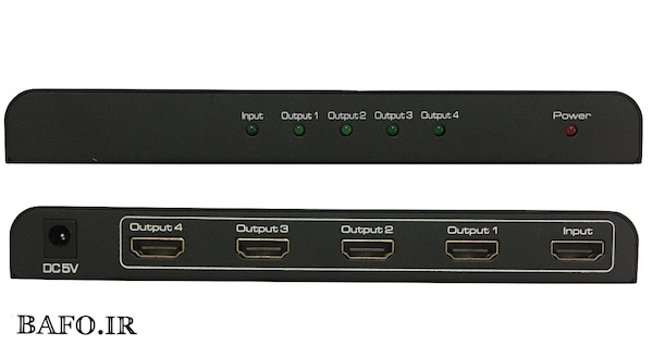  اسپیلیتر 1 به 4 پورت 4K بافو           نمایندگی بافو              بهترین اسپیلیتر دیجی کالا                    اسپیلیتر چهار پورت یو اس بی بافو                     اسپلیتر اچ دی ام ای یک به چهار پورت بافو              قیمت اسپلیتر HDMI بافو