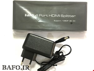 اسپلیتر اچ دی ام ای ۴ پورت بافو | SPLITTER HDMI 4PORT BAFO