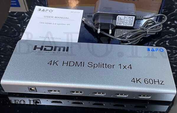   اسپلیتر اچ دی ام آی ۴ پورت بافو                 SPLITTER HDMI 2.0 4K 1X4                       اسپلیتر ۱ به ۴ ورژن ۲ بافو      اسپلیتر اچ دی ام آی ۴ پورت بافو           نمایندگی کابل بافو                   اسپلیتر بافو                     اسپلیتر اچ دی ام ای بافو                        قیمت اسپلیتر HDMI بافو 