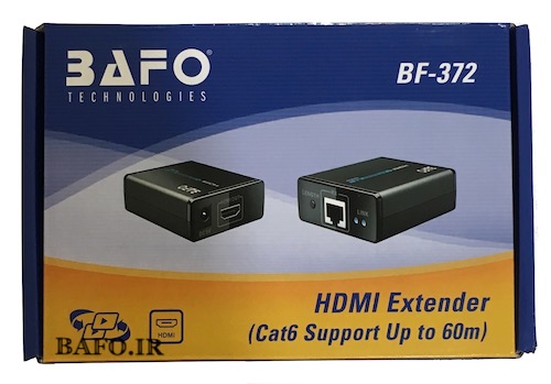  افزایش HDMI با کابل شبکه                    مبدل HDMI به LAN شبکه بافو                               اکستندر HDMI بافو               Extender HDMI BAFO 60M            افزایش دهنده طول HDMI bafo با کابل شبکه        نمایندگی محصولات بافو ایران                     نمایندگی کابل بافو 