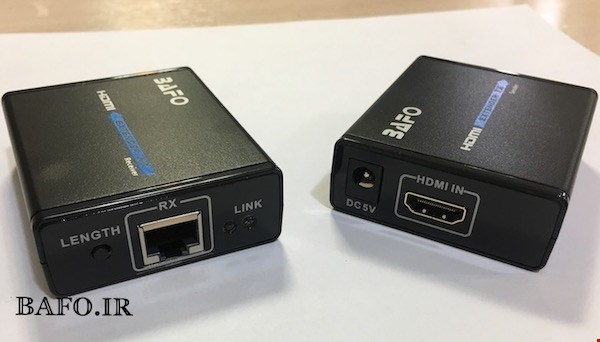 اکستندر HDMI تا 60 متر بافو | افزایش طول HDMI با کابل شبکه بافو