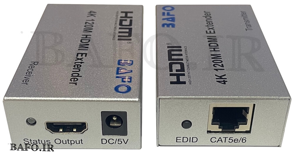 اکستندر اچ دی ام ای افو                    اکستندرextender hdmi  120m bafo                اکستندر hdmi بافو                    بهترین اکستندر اچ دی ام ای