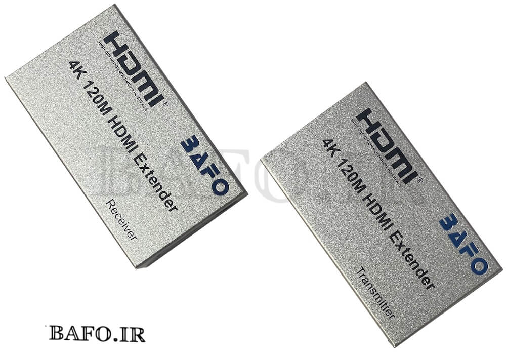   اکستندر اچ دی ام آی ۱۲۰ متر بافواکستندر hdmi 120 متری 4K BAFO                                      مبدل EXTENDER HDMI 120M بافو                      اکستندر hdmi 120m bafo             قیمت اکستندر اچ دی ام ای 