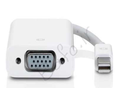   جهت تبدیل پورت تاندربولت ( مینی دیسپلی ) به VGA یعنی اتصال کارت گرافیک با خروجی MINI display به یک مانیتور با ورودی VGA از این تبدیل مس توان استفاده کرد.  مینی دیسپلی پورت به VGA بافو                        تبدیل MINI DISPLAY به VGA             