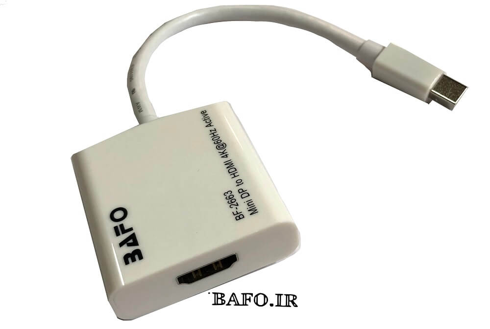   قیمت مبدل مینی دیسپلی پورت به اچ دی ام ای اکتیو      مبدل  Bafo BF-2663 Active MINI DP to HDMI         محصولات بافو            نمایندگی بافو          بهترین مینی دیسپلی پورت به HDMI بافو مدل BF-2663                   قیمت تبدیل مینی دیسپلی بهاچ دی ام ای اکتیو بافو   