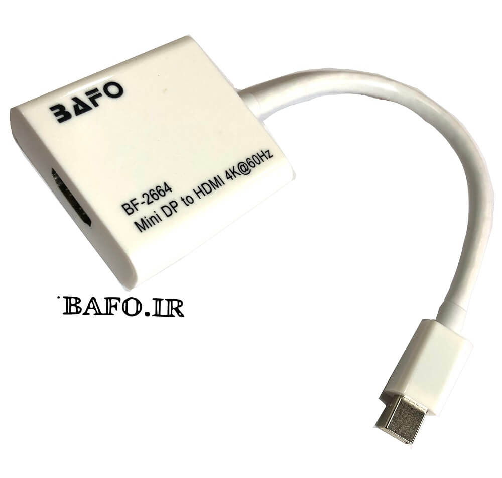 تبدیل Mini DisplayPort به HDMI با رزولوشن 4K×2K بافو BF-2664