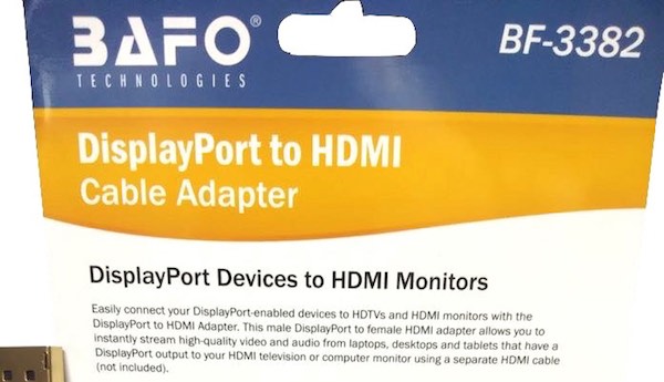 قیمت مبدل DISPLAYPORT  به HDMI  با کیفیت 1080
