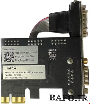 کارت اینترنال سریال RS232 چهار پورت مدل PCI-Express BF-804 | کارت اکسپرس RS232