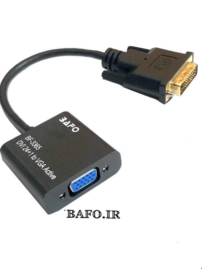  تبدیل DVI 24+1 به VGA بافو مدل DVI 24+1 to VGA (ACTIVE) Cable Adapter BF-3365 