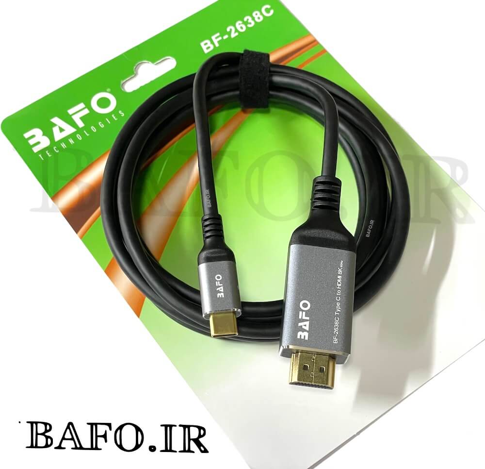 تبدیل Type c به Hdmi بافو BF-2638C      بهترین تبدیل تایپ سی به اچ دی ام ای         مبدل TYPE C به HDMI بافو        تبدیل تایپ سی به اچ دی ام ای بافو