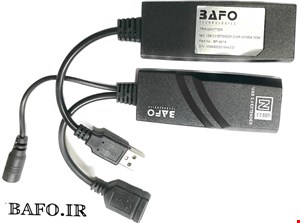 افزایش طول USB 2 بر روی کابل شبکه تا 100 متر بافو مدل BF-4914 | اکستندر USB 2 تحت شبکه تا 100 متر بافو