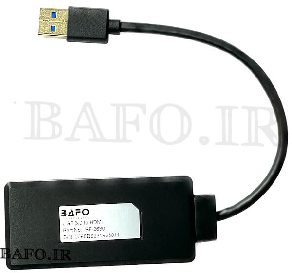 مبدل USB 3 به HDMI بافو