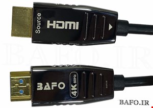 کابل HDMI 200M Ver2.0 4K 60Hz | کابل HDMI 2.0 Real 4K Active Optical Cable | کابل HDMI AOC 200M BAFO | کابل اچ دی ام آی 200 متر اپتیکال بافو
