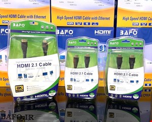 کابل HDMI V2.1 REAL 8K 3M  | اچ دی ام ای3 متر 8K بافو | 8k60hz 4k120hz
