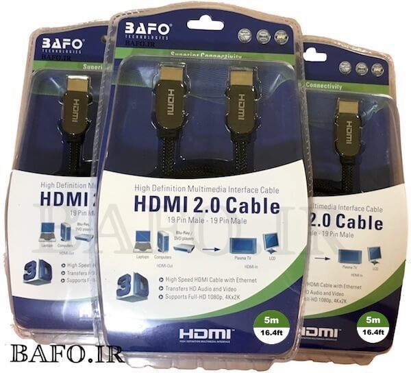  کابل اچ دی ام ای مش متال  یک متری بافو         بهترین کابل اچ دی ام ای ورژن دو بافو                          کابل HDMI  بافو                     کابل HDMI Mesh  metal 1m bafo            کابل اچ دی ام ای مش متال               قیمت کابل HDMI ورژن2 یک متر