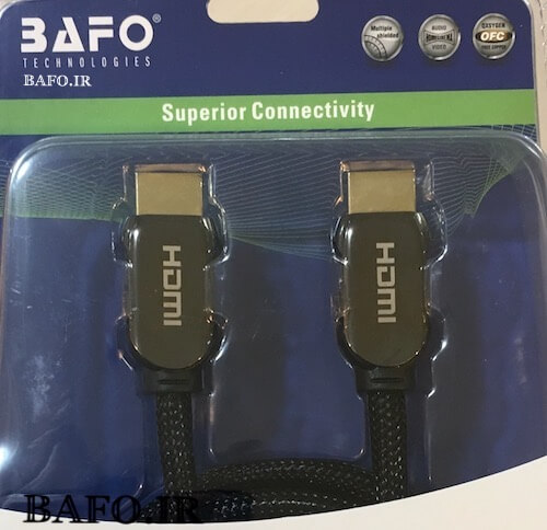  کابل اچ دی ام ای بافو   نمایندگی بافو          محصولات بافو                 کابل hdmi ورژن 2 به متراژ سه متر بافو              کابل اچ دی ام ای سه متری                 قیمت کابل اچ دی ام ای سه متری بافو                  